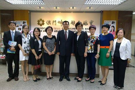 駐澳門臺北經濟文化辦事處拜會「澳門婦女聯合總會」